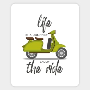 Vespa Journey Sticker